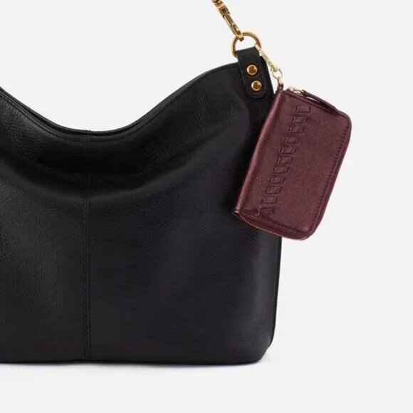 HOBO Move Clip Wallet NWT–Leather Zip Card Case, Great Stocking Stuffer - Picture 3 of 6